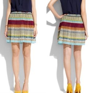 Broadway & Broome Colortread Pleat Skirt
